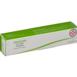 Pharmaline Venolen 2% - Crema vasoprotettiva per il microcircolo, 40 g