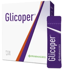 Pharmaluce Glicoper - Integratore Glicoper inulina per il metabolismo dei carboidrati, 30 stick