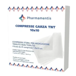 Pharmamentis compresse garza in TNT 10x10, 100 garze