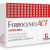 Pharmasuisse Laboratories Ferrocento Act 30 capsule - Integratore di ferro e acido folico, 21,9 g