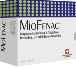 Pharmasuisse Laboratories Miofenac - Integratore alimentare bromelina per la muscolatura, 14 bustine