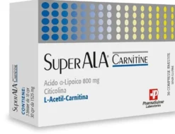 PharmaSuisse SuperALA Carnitine - Integratore SuperALA carnitina contro la stanchezza, 30 compresse