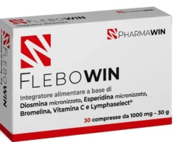 Pharmawin Flebowin compresse - Integratore per il microcircolo e circolazione venosa, 30 compresse