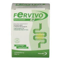 Pharmera Fervivo Az - Integratore con fermenti lattici per l'intestino, 12 bustine
