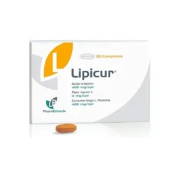 Pharmextracta Lipicur Integratore Alimentare, 30 Compresse