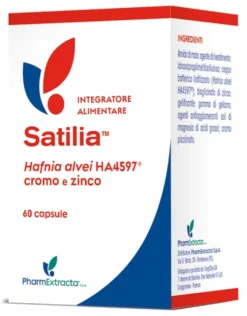Pharmextracta Satilia - Integratore Satilia zinco per il metabolismo e la sazietà, 60 capsule
