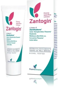 Pharmextracta Zantogin - Crema vulvare ad azione lenitiva per le vulviti, 40 ml