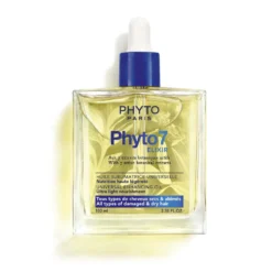 Phyto 7 Elixir - Olio multiuso per nutrire i capelli secchi e danneggiati, 100 ml