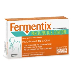 Phyto Garda Fermentix pancia piatta e gonfiore - Integratore per i gas intestinali, 20 compresse