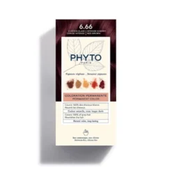 Phyto Phytocolor 6.66 Castano Rosso Intenso Ciliegia - Colorazione permanente per i capelli, 1 kit