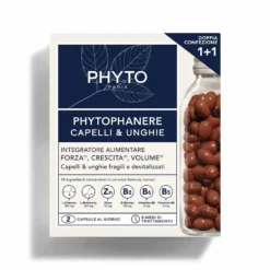 Phyto Phytophanere - Duo Integratore Caduta Temporanea Capelli e Unghie Forza Crescita Volume, 180 Capsule