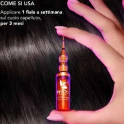 Phyto Phytophanere - Trattamento in fiale per la caduta temporanea dei capelli, 12 fiale da 5 ml