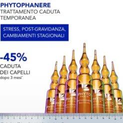 Phyto Phytophanere - Trattamento in fiale per la caduta temporanea dei capelli, 12 fiale da 5 ml