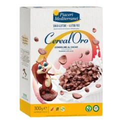 Piaceri Mediterranei CerealOro Gondoline Cioccolato Cereali Senza Glutine, 300g
