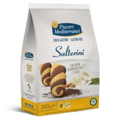 Piaceri Mediterranei Salterini Biscotti con Cacao Senza Glutine, 200g