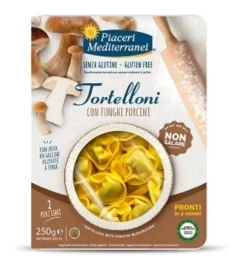 Piaceri Mediterranei Tortelloni con Funghi Porcini Senza Glutine, 250g