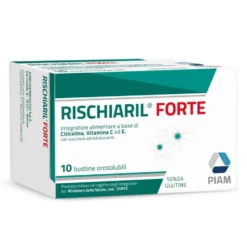 Piam Rischiaril Forte - Integratore alimentare per carenza di vitamine, 10 bustine