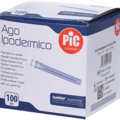 Pic Ago ipodermico G27 1/2 - Ago sterile e monouso per la terapia iniettiva, 100 aghi