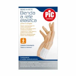 Pic Benda a rete - Benda elastica caviglie e polsi per le medicazioni, 1 benda da 3 m