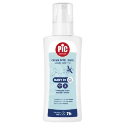 Pic Bengal Baby 0+ - Crema repellente multi-insetto contro zecche e zanzare, 100 ml