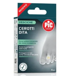 Pic Cerotti Vesciche Dita - Protezione in gel per il sollievo dal dolore, cerotto Pikdare 6 pezzi