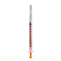 Pic Insumed - Siringa sterile con ago G25 per le iniezioni di insulina, 1 siringa da 1 ml