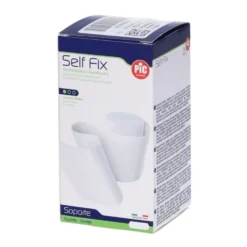 Pic Self Fix - Benda elastica Pic self fix per i traumi e le distorsioni, 1 benda da 6 cm x 4 m