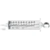 Pic Siringa catetere senza ago - Siringa sterile monouso per infusione, 1 pezzo da 100 ml