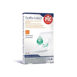 Pic Soffix Med - Cerotto post-operatorio delicato 12x10 cm, 5 medicazioni