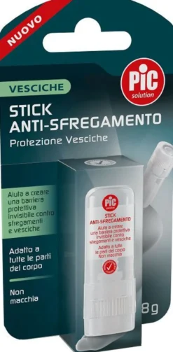 Pic Solution Stick anti-sfregamento - Barriera invisibile per prevenire le vesciche, 8 g