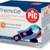 Pic Thermogel - Cuscino in gel per la terapia caldo e freddo con fascia elastica, 10x26 cm