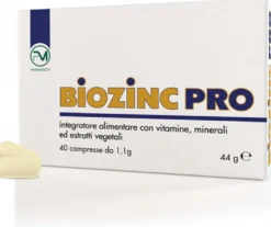 Piemme Pharmatech Biozinc Pro - Integratore per i capelli e le unghie, Biozinc Pro 40 compresse