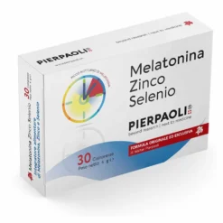 Pierpaoli Melatonina Zinco Selenio Integratore Alimentare, 30 compresse