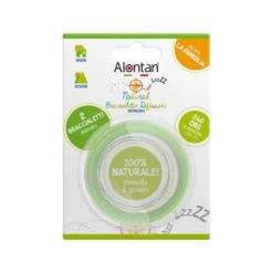 Pietrasanta Pharma Alontan Natural - Braccialetto diffusore contro le zanzare, 2 braccialetti