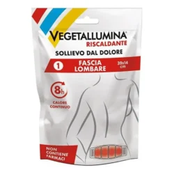 Pietrasanta Pharma Vegetallumina - Fascia Lombare Riscaldante Misura 39 x 14 cm, 1 Pezzo