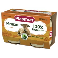 Plasmon Omogeneizzato di manzo - Alimento per lo svezzamento, Plasmon omogeneizzato 120 g x 2