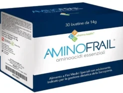 PLC Pharma Health Aminofrail - Aminofrail 30 bustine integratore per la sarcopenia, 420 g