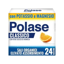 Polase Classico Arancia - Integratore di potassio e magnesio per la stanchezza, 24 bustine