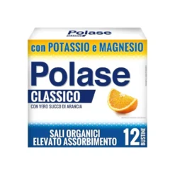 Polase Classico Arancia - Integratore di potassio e magnesio per ridurre la stanchezza, 12 bustine