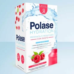 Polase Hydration Integratore Sali Minerali Magnesio Potassio Lampone, 12 Stick