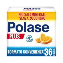 Polase Plus Integratore alimentare di Potassio e Magnesio Senza Zuccheri Gusto Arancia e Mandarino, 36 Bustine
