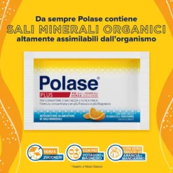 Polase Plus Integratore alimentare di Potassio e Magnesio Senza Zuccheri Gusto Arancia e Mandarino, 36 Bustine