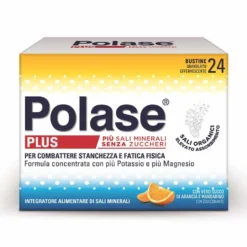 Polase Plus Integratore Sali Minerali Magnesio Potassio Arancia Mandarino,24 Bst