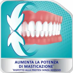 Polident Adesivo per Protesi Dentale Tenuta Giornaliera Gusto Neutro, 70g
