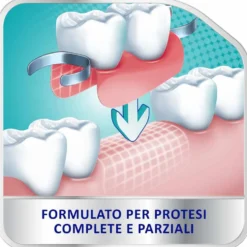 Polident Adesivo per Protesi Dentale Tenuta Giornaliera Gusto Neutro, 40g