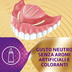 Polident Super Tenuta+Sigillante Sigillante per Protesi Dentale Gusto Neutro,70g