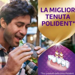 Polident Super Tenuta+Sigillante Sigillante per Protesi Dentale Gusto Neutro,40g