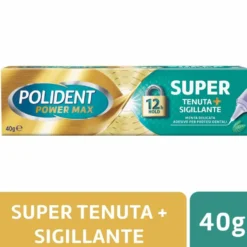 Polident Super Tenuta+Sigillante Sigillante per Protesi Dentale Gusto Menta, 40g
