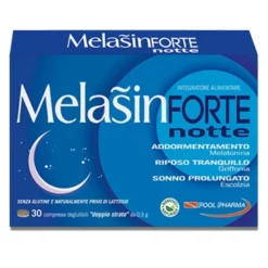 Pool Pharma Melasin Forte Notte Integratore Alimentare, 30 compresse