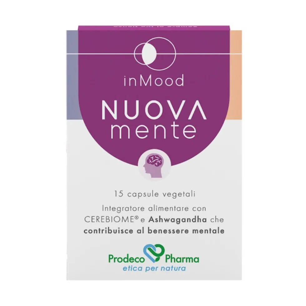 Prodeco Pharma inMood - NUOVAmente Integratore Benessere Mentale, 15 Capsule